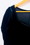 Jumpsuit noir en velours avec dentelle seconde main - SHEIN- La Penderie du Paradis