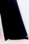 Jumpsuit noir en velours avec dentelle seconde main - SHEIN- La Penderie du Paradis