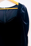 Jumpsuit noir en velours avec dentelle seconde main - SHEIN- La Penderie du Paradis