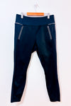 Pantalon noir à jambe étroite doublé en polar seconde main - Lolë- La Penderie du Paradis