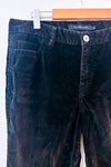 Pantalon noir en corduroy jambe droite* seconde main - Calvin Klein- La Penderie du Paradis