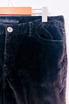 Pantalon noir en corduroy jambe droite* seconde main - Calvin Klein- La Penderie du Paradis