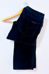 Pantalon noir en corduroy jambe droite* seconde main - Calvin Klein- La Penderie du Paradis