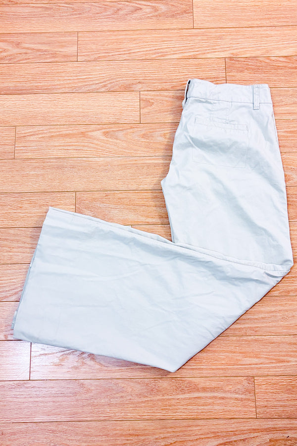 Pantalon beige jambe ample à taille basse seconde main - Jacob Connexion- La Penderie du Paradis