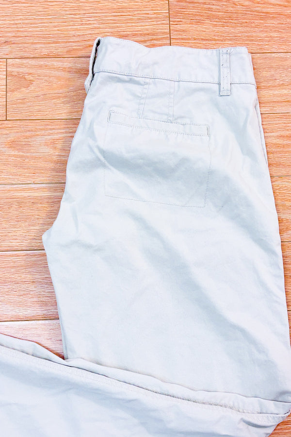 Pantalon beige jambe ample à taille basse seconde main - Jacob Connexion- La Penderie du Paradis