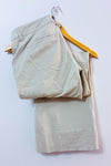 Pantalon beige jambe ample à taille basse seconde main - Jacob Connexion- La Penderie du Paradis
