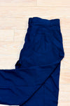 Pantalon capri marine extensible seconde main - Laura- La Penderie du Paradis
