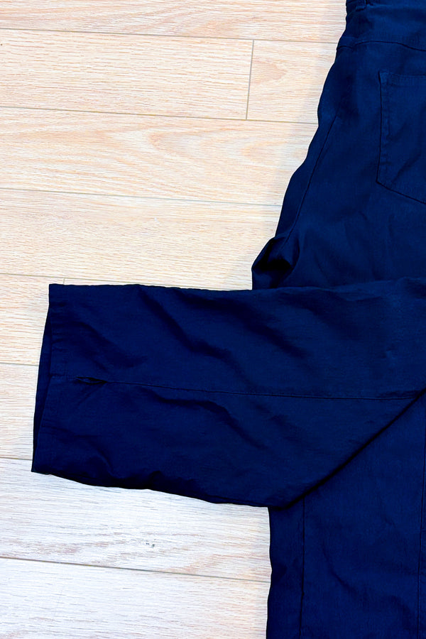 Pantalon capri marine extensible seconde main - Laura- La Penderie du Paradis