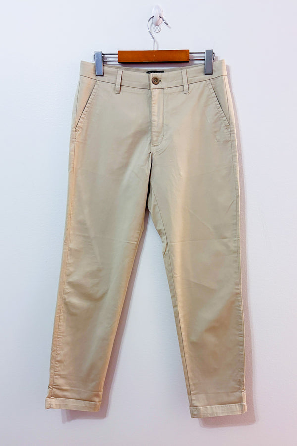 Pantalon chino beige à jambe étroite seconde main - Dockers- La Penderie du Paradis