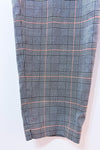 Pantalon gris à carreaux avec ceinture à nouer* seconde main - RW&CO.- La Penderie du Paradis