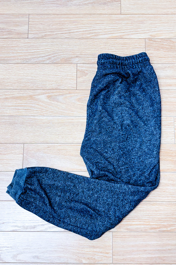 Pantalon jogging charcoal chiné à taille coulissée seconde main - Old Navy- La Penderie du Paradis