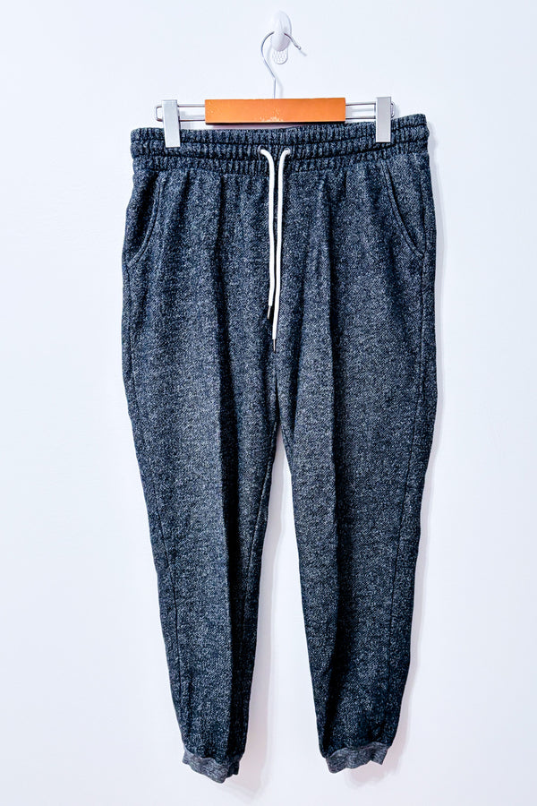 Pantalon jogging charcoal chiné à taille coulissée seconde main - Old Navy- La Penderie du Paradis