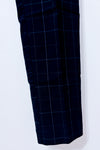 Pantalon marine à carreaux extensible seconde main - Reitmans- La Penderie du Paradis