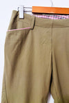 Pantalon d’équitation kaki à empiècements suédés seconde main - Equine Couture- La Penderie du Paradis