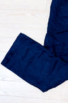 Pantalon noir en lin à taille élastique seconde main - Joe Fresh- La Penderie du Paradis