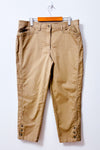 Pantalon beige en coton à jambe droite seconde main - Haggar- La Penderie du Paradis