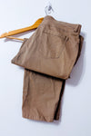 Pantalon beige en coton à jambe droite seconde main - Haggar- La Penderie du Paradis
