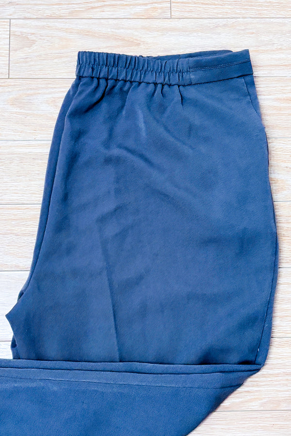 Pantalon droit extensible gris seconde main - Emotions- La Penderie du Paradis