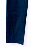 Pantalon noir à carreaux ton sur ton à enfiler seconde main - S.C. & Co- La Penderie du Paradis