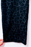 Pantalon gris à motif léopard et détails zippés* seconde main - Trisisto- La Penderie du Paradis