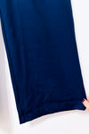 Pantalon marine droit à taille haute et plis* seconde main - Halara- La Penderie du Paradis