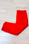 Pantalon rouge extensible* seconde main - Grenier- La Penderie du Paradis