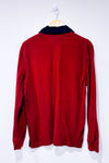 Polo rouge vin à manches longues (m) - Homme-Tommy Hilfiger-La Penderie du Paradis 🕊