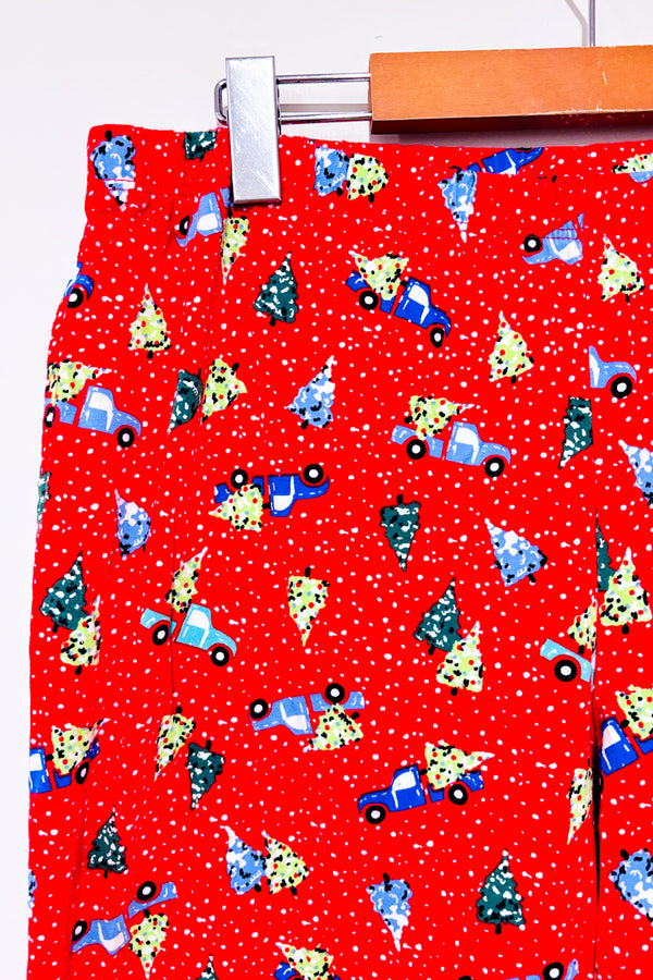 Pantalon de pyjama rouge motif de Noël (m)-Avon-La Penderie du Paradis 🕊