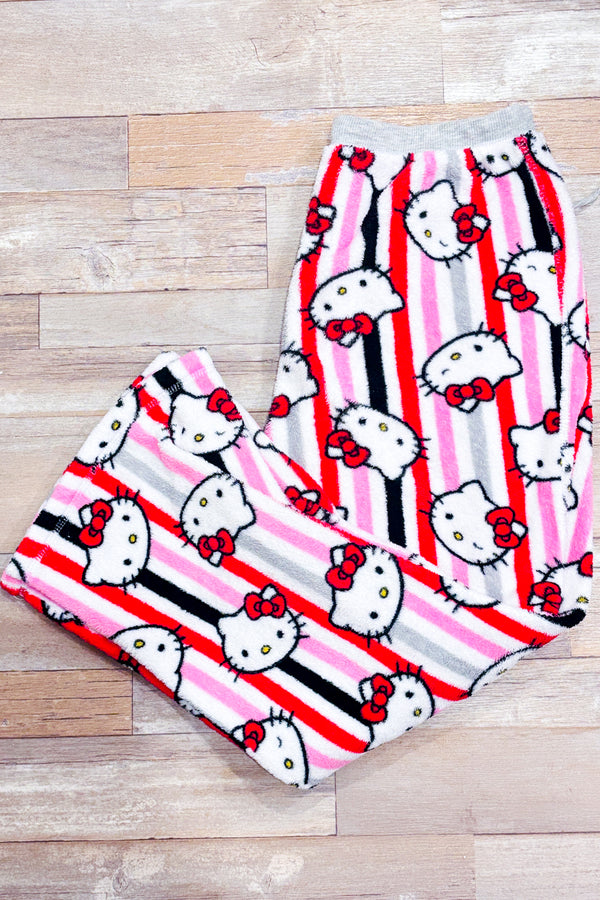 Pantalon de pyjama en peluche ''Hello Kitty'' (l)-Sanrio-La Penderie du Paradis 🕊