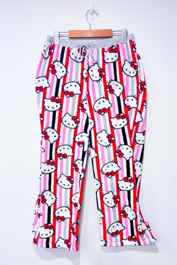 Pantalon de pyjama en peluche ''Hello Kitty'' (l)-Sanrio-La Penderie du Paradis 🕊