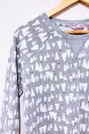 Haut de pyjama gris gaufré motif sapins (xs)-La Vie en Rose-La Penderie du Paradis 🕊