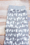 Bas de pyjama gris gaufré motif sapins (xs)-La Vie en Rose-La Penderie du Paradis 🕊