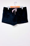 Short de pyjama noir en peluche avec chat derrière (l)-George-La Penderie du Paradis 🕊