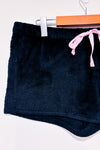 Short de pyjama noir en peluche avec chat derrière (l)-George-La Penderie du Paradis 🕊