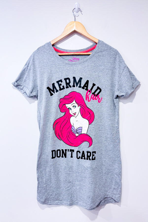 Robe de nuit grise ''Mermaid Hair Don't Care'' (s)-Disney-La Penderie du Paradis 🕊