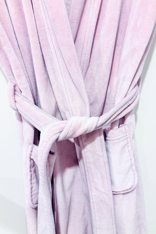 Peignoir rose en peluche seconde main - La Vie En Rose- La Penderie du Paradis