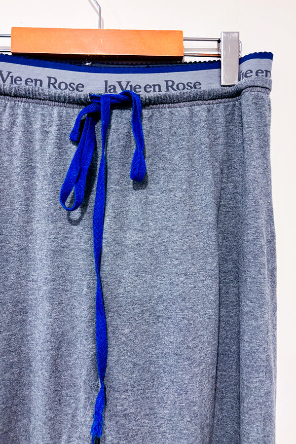 Pantalon de pyjama gris seconde main - La Vie En Rose- La Penderie du Paradis
