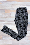 Pantalon de pyjama noir à motifs seconde main - Cynthia Rowley- La Penderie du Paradis