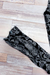 Pantalon de pyjama noir à motifs seconde main - Cynthia Rowley- La Penderie du Paradis
