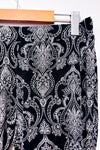 Pantalon de pyjama noir à motifs seconde main - Cynthia Rowley- La Penderie du Paradis
