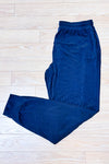 Pantalon de pyjama gris côtelé à coupe jogger seconde main - Change- La Penderie du Paradis