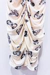 Robe ajustée beige imprimé papillons (m)-SHEIN-La Penderie du Paradis 🕊