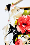 Robe beige fleurie (l) -- La Penderie du Paradis ?