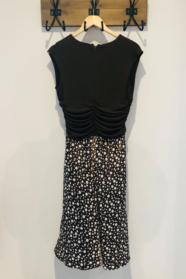 Robe brune à pois (m) seconde main Tradition 