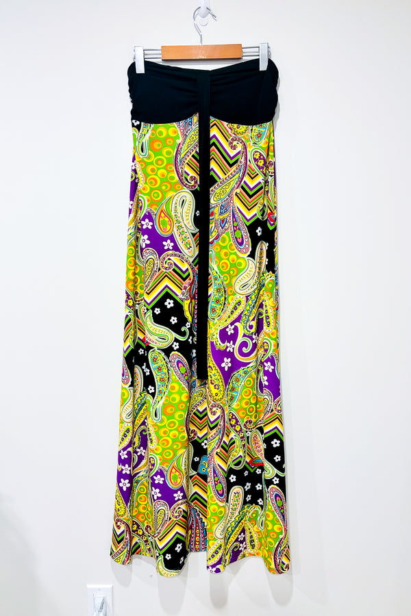 Robe bustier maxi multicolore (s) -- La Penderie du Paradis ?