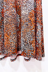Robe cache-coeur orange et brune à motifs (m/l)-Jessica-La Penderie du Paradis 🕊