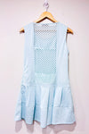 Robe vert menthe texturée sans manche (m)-#A. Mangano-La Penderie du Paradis 🕊