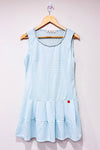 Robe vert menthe texturée sans manche (m)-#A. Mangano-La Penderie du Paradis 🕊