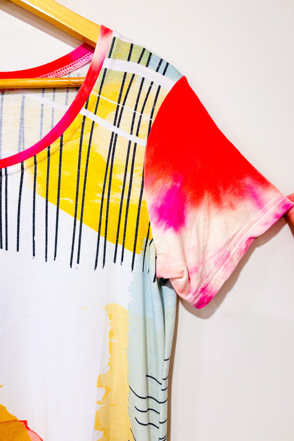 Robe multicolore* seconde main - Rien ne se perd, tout se crée- La Penderie du Paradis