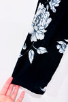 Robe noire fleurie seconde main - I.N.C. International Concepts- La Penderie du Paradis
